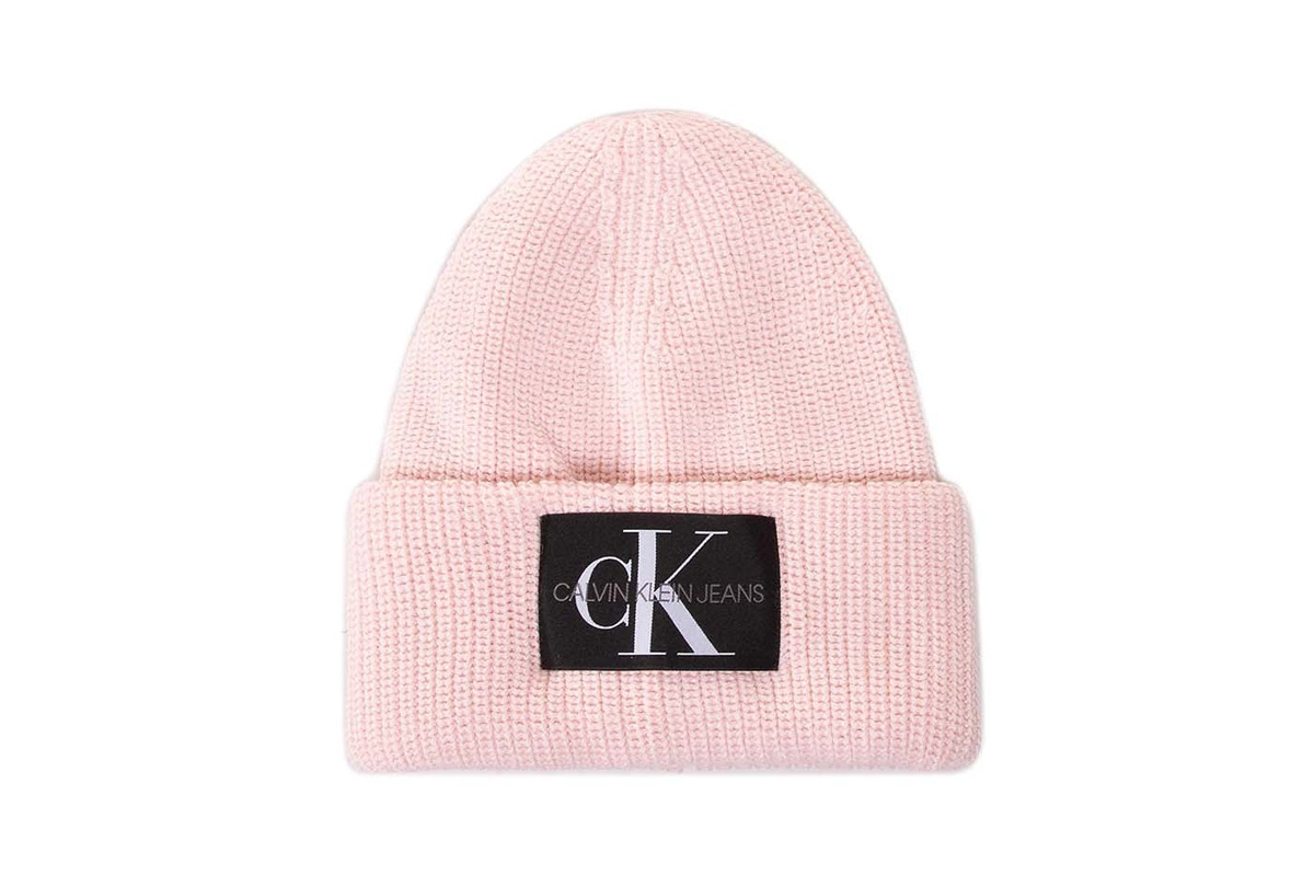 Calvin Klein Monologo Patch Beanie Σκουφάκι Χειμερινό (K60K607383 TKY) Φούξια